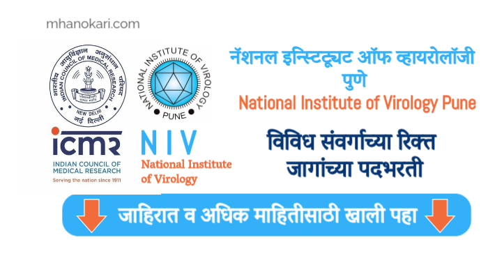 NIV Pune Recruitment 2024