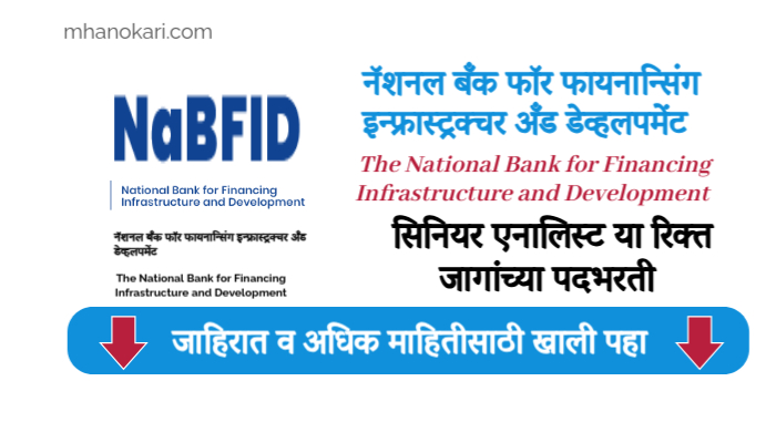 NaBFID Analyst bharti 2025