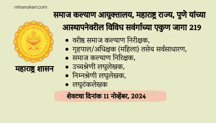 Social Welfare Pune 2024
