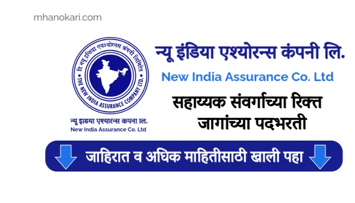 New India Assistant Recruitment 2024